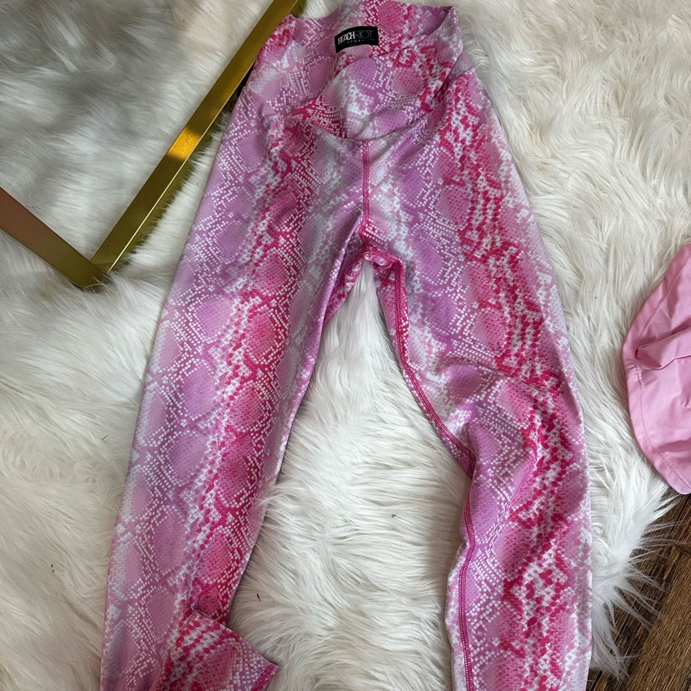 Beach riot snakeskin leggings